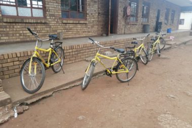 MATHIBADIFATE SCHOOL RECEIVES 49 BICYCLES