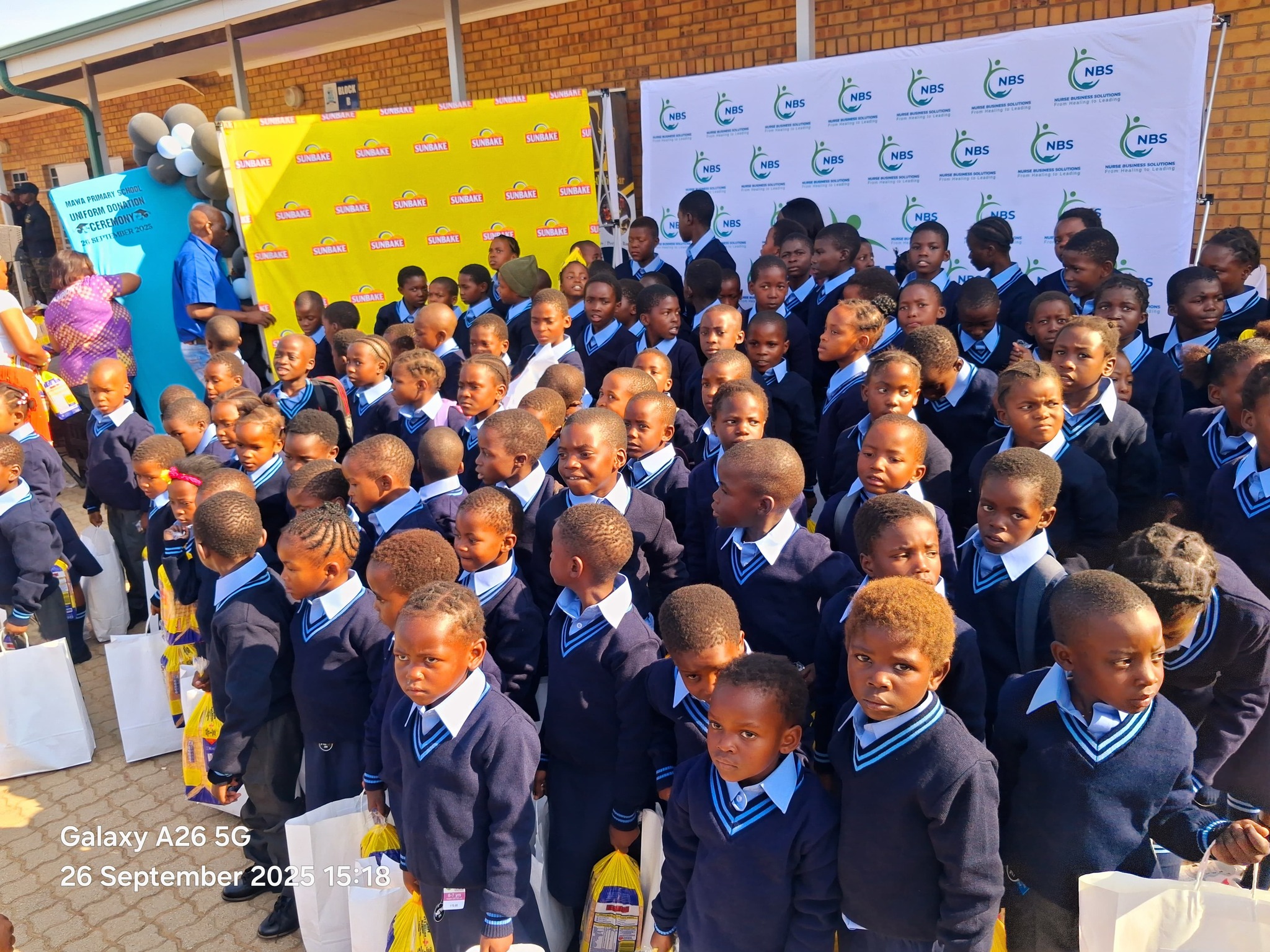 NURSE BUSINESS SOLUTIONS DONATES SCHOOL UNIFORMS TO 100 LEARNERS AT MAWA PRIMARY SCHOOL