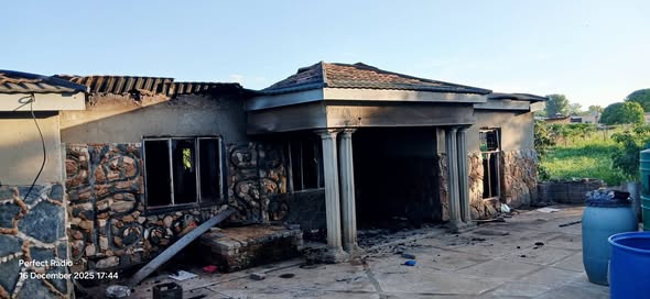 BREAKING NEWS : A ten-room house caught fire at Sekhimini village