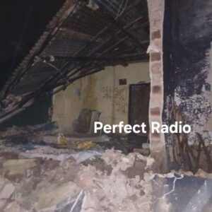 A FOUR- ROOM HOUSE HAS COLLAPSED DUE TO HEAVY RAINFALL IN LAS VEGAS, WARD 03