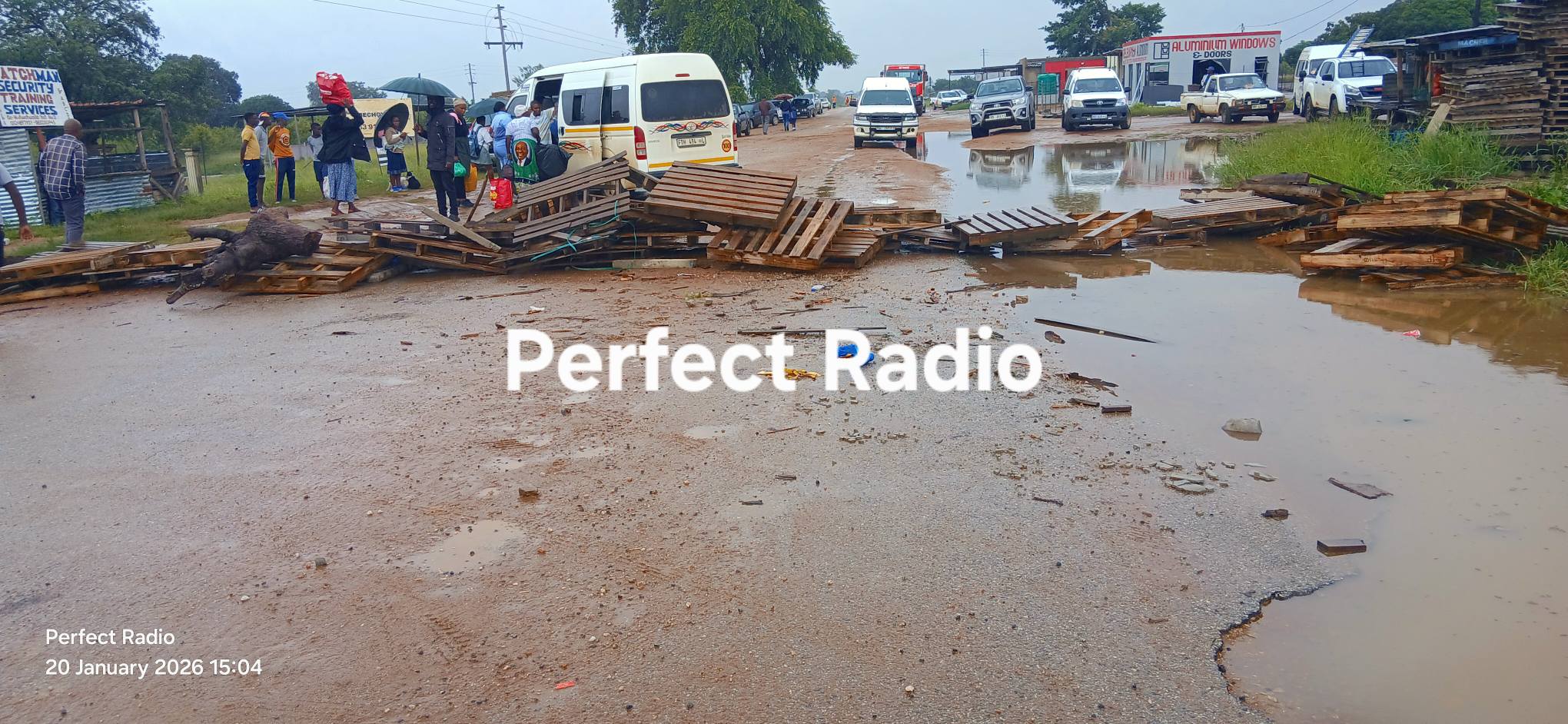 RESIDENTS OF GA-MOTHOBEKGI AND POLASENG VILLAGE IN WARD 30 AND 21 ARE PROTESTING FOR A BRIDGE TO CROSS MOLOTOTSI RIVER