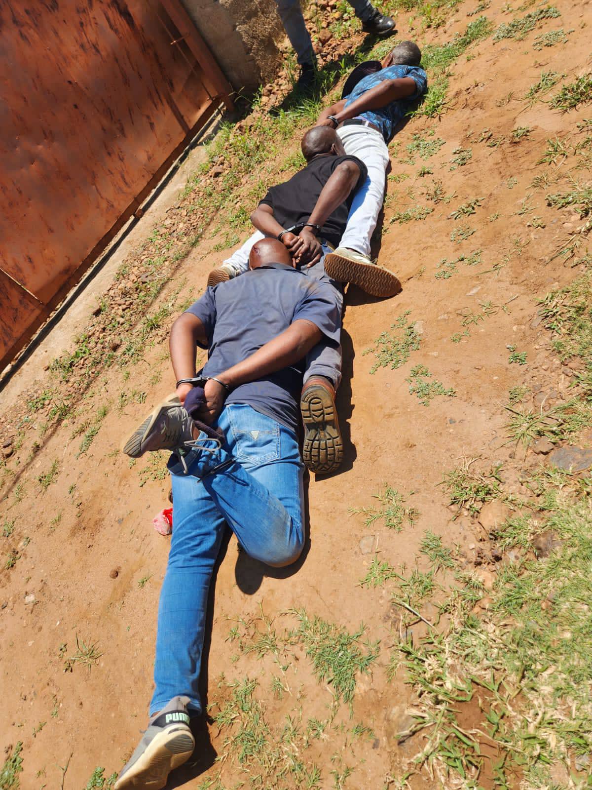 THREE SUSPECTS ARRESTED AFTER ROBBING BUSINESSMAN IN LEBOWAKGOMO