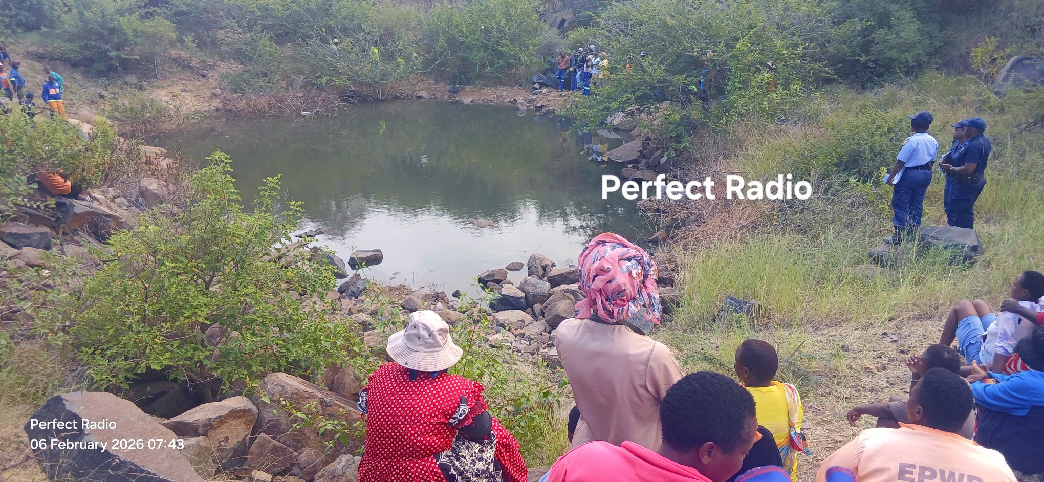THE SEARCH AND RESCUE POLICE DIVERS RETRIEVED A LIFELESS BODY OF A TEENAGE BOY AFTER HE DROWNED IN A DAM