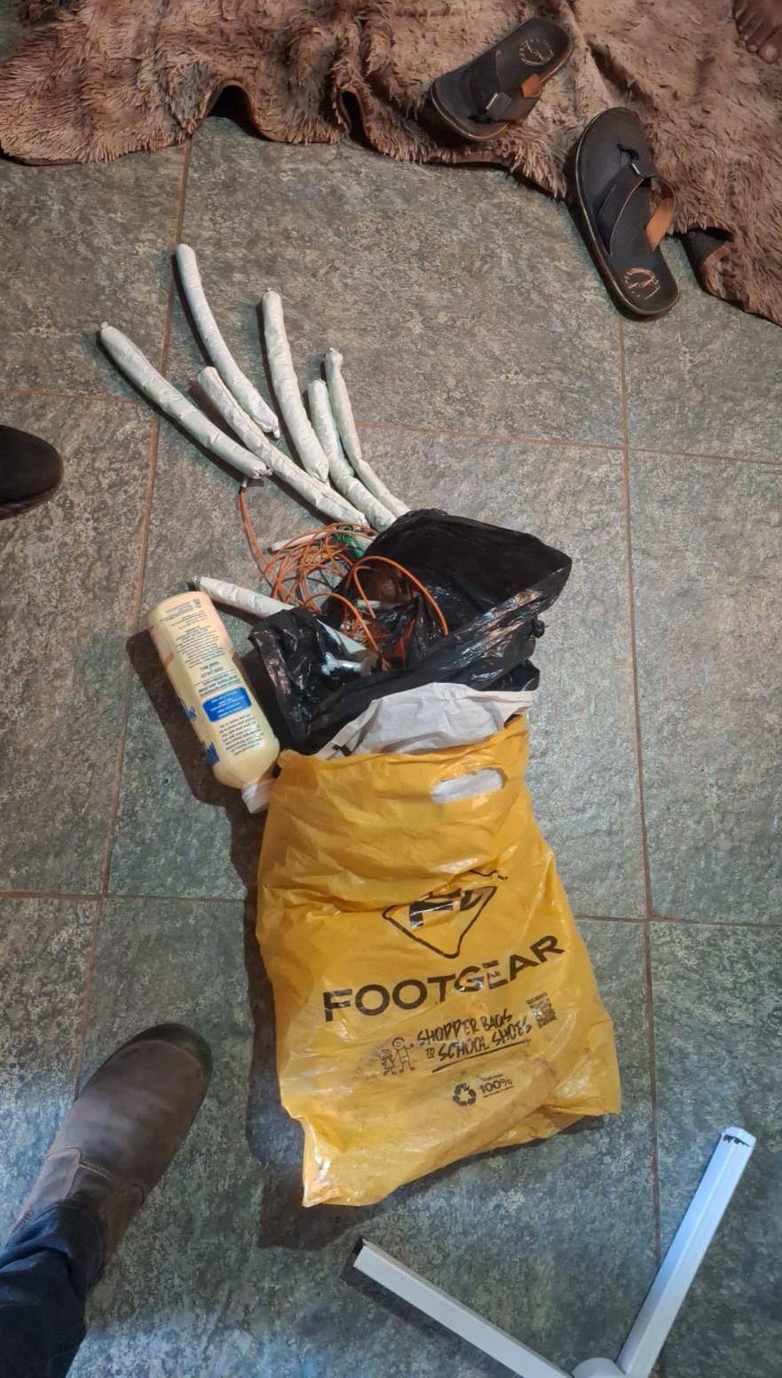 POLICE ARRESTS COUPLE FOR POSSESSION OF EXPLOSIVES AND BRIBERY ON POLICE